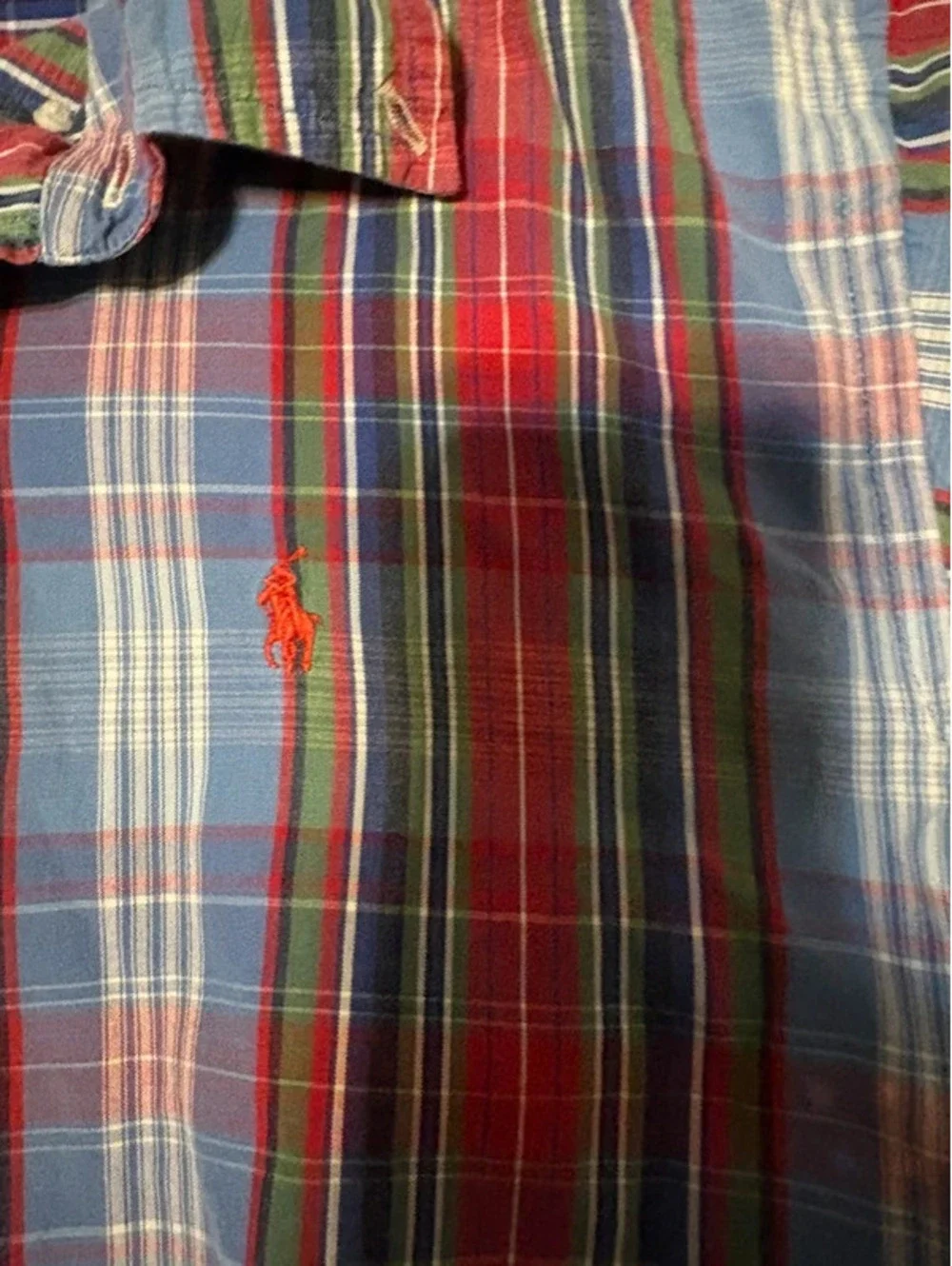 Boys Ralph Lauren size Large button up short sleeve